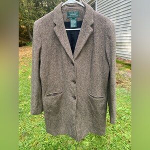 Woman’s Knee Length Wool Over Coat